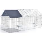 Cages en acier à motif animaux pour lapin 