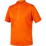 Maillots de cyclisme Endura orange en polyester Taille XL pour homme 