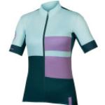 Maillots de cyclisme Endura blancs en polyester Taille XL pour femme 