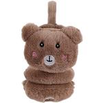 Cache-oreilles marron en peluche à motif ours look fashion pour garçon de la boutique en ligne Amazon.fr 