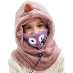 Bonnets en polaire violets en peluche à motif animaux Taille 3 ans look fashion pour fille de la boutique en ligne Amazon.fr 