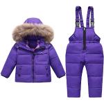 Combinaisons de ski violettes en polyester imperméables coupe-vents Taille 1 mois look fashion pour garçon de la boutique en ligne Amazon.fr 