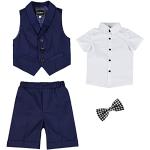Gilets de costume bleus en viscose à motif papillons Taille 4 ans look fashion pour garçon de la boutique en ligne Amazon.fr 