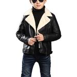 Vestes en cuir LaoZan noires look fashion pour garçon de la boutique en ligne Amazon.fr 