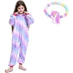 Pyjamas en polaire violets en polaire à motif licornes look fashion pour fille de la boutique en ligne Amazon.fr 