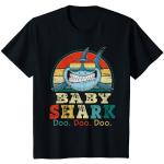 T-shirts noirs à motif requins enfant Taille 2 ans look fashion 