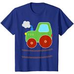 T-shirts bleus à motif tracteurs enfant Taille 2 ans classiques 