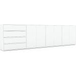 Enfilade - Blanc, design, buffet, avec porte Blanc et tiroir Blanc - 300 x 79 x 34 cm