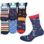 Enrico coveri Lot de 6 paires de chaussettes courtes pour garçon chaud coton bs2, multicolore, 6-8 ans