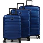 Ensemble 3 valises rigides extensibles Delsey Air Armour Bleu