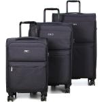 Ensembles de valises Airtex gris foncé en lot de 3 pour femme en promo 