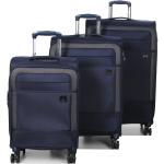 Ensembles de valises Airtex bleus en lot de 3 pour femme en promo 