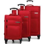 Ensembles de valises Horizon Fitness rouges en lot de 3 pour femme en promo 