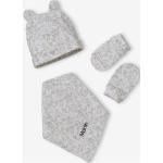 Moufles Vertbaudet grises all over en coton à motif animaux Taille 1 mois pour bébé de la boutique en ligne Vertbaudet.fr 