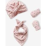 Bonnets en mailles Vertbaudet roses all Over en coton Taille 18 mois pour bébé de la boutique en ligne Vertbaudet.fr 