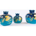 Vases bleus en céramique de 9 cm style bohème 