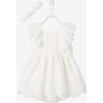 Robes de cérémonie Vertbaudet blanc d'ivoire en coton Taille 6 ans pour fille de la boutique en ligne Vertbaudet.fr 