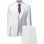 Vestes de costume blanches Taille XXL look fashion pour homme 
