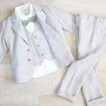 Vestes gris clair à motif papillons pour garçon de la boutique en ligne Etsy.com 