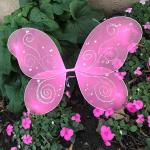 Déguisements roses à motif papillons de princesses pour fille de la boutique en ligne Etsy.com 
