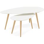 Tables basses blanches scandinaves 