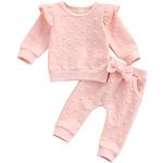 Sweatshirts roses à volants Taille 18 mois classiques pour fille de la boutique en ligne Amazon.fr 