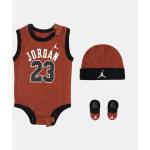 Combinaisons Nike Jordan rouges en jersey enfant 
