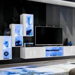 Meubles TV muraux Paris Prix blancs modernes en promo 
