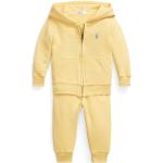 Sweats à capuche Ralph Lauren Polo Ralph Lauren jaunes en éponge Taille 9 mois look sportif pour bébé de la boutique en ligne Ralph Lauren 