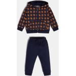 Sweats à capuche Guess Kids bleus all Over en coton bio éco-responsable Taille 9 mois classiques pour bébé de la boutique en ligne Guess.eu avec livraison gratuite 