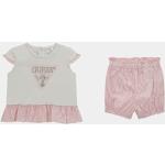 T-shirts à imprimés Guess Kids roses à rayures en coton mélangé Taille 9 mois classiques pour bébé de la boutique en ligne Guess.eu avec livraison gratuite 