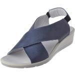 Sandales à talons Enval bleues à talons compensés Pointure 34,5 look fashion pour femme 