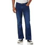 Jeans évasés bleus en coton lavable en machine W30 look fashion pour homme en promo 