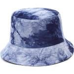 Chapeaux bob Eozy bleus à motif tie-dye 58 cm Taille L look fashion pour femme 