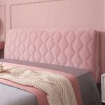 Têtes de lit design roses en velours 