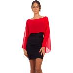 Boleros rouges en polyester à strass Tailles uniques look fashion pour femme 