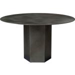 Tables de salle à manger design Gubi gris acier en acier 
