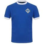 Équipe d'Irlande du Nord Officielle - Maillot de Football de la GAWA - Homme - Style rétro - George Best 11 - Bleu - XL