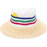 Chapeaux bob Eres multicolores tropicaux en toile à motif palmier Tailles uniques pour femme 