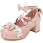 Chaussures montantes roses à fleurs Pointure 41 plus size look fashion pour femme 