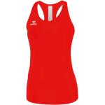 Débardeurs de sport Erima rouges en polyester sans manches à col en U Taille S pour femme 
