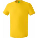 T-shirts à manches courtes jaunes enfant classiques 