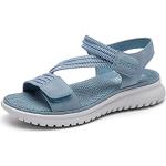 Sandales de marche bleues respirantes pour pieds larges Pointure 39 look sportif pour femme 