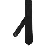 Cravates en soie de créateur Ermenegildo Zegna noires Tailles uniques pour homme 