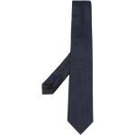 Cravates en soie de créateur Ermenegildo Zegna bleus foncé Tailles uniques pour homme 