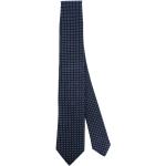 Cravates en soie de créateur Ermenegildo Zegna bleues Tailles uniques pour homme 