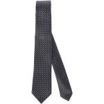 Cravates en soie de créateur Ermenegildo Zegna grises Tailles uniques pour homme 