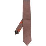 Cravates en soie de créateur Ermenegildo Zegna orange Tailles uniques pour homme 
