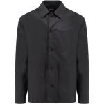 Chemises de créateur Ermenegildo Zegna noires en coton à manches longues à manches longues Taille XL look casual 