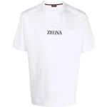 T-shirts de créateur Ermenegildo Zegna blancs Taille XL look fashion pour homme 